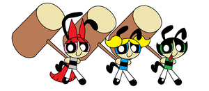 The Toonpuff Sisters   Giant Wooden Hammers