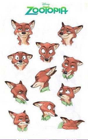 The many faces of Nick Wilde