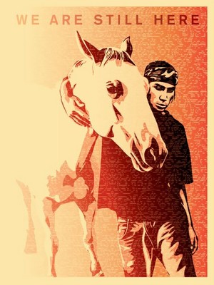 We are still here by Shepard Fairey  1970 