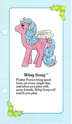 Wing Song Fact File