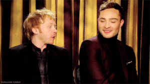 Rupert Grint and Ed Westwick interview with Extra promoting Snatch during the Winter TCA tour. (Janu