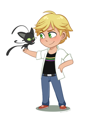 Adrien and Plagg