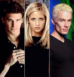  malaikat Buffy Spike cinta segi tiga, segitiga