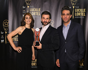 Annie Parisse, Award recipient Michael Aronov and Bobby Cannavale at the 32nd Annual Lucille