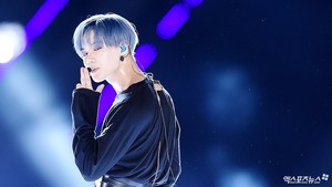 Blue Hair SHINee Taemin in Dream Concert 2017
