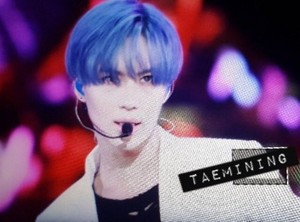  Blue Hair SHINee Taemin in Dream সঙ্গীতানুষ্ঠান 2017