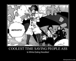  Coolest time saving people's ass...is while eating noodles