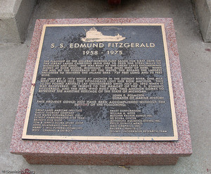  Edmund Fitzgerald Memorial Plaque