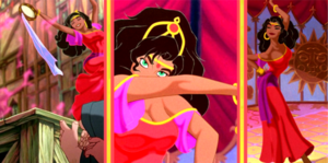  Esmeralda In Red Dress