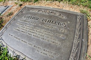  The Gravesite Of Esther Phillips