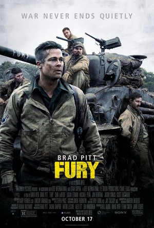  Fury (2014) Poster