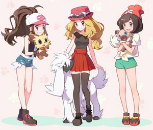  Girls of pokemon