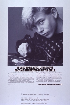  It used to be, at 13, Little Boys became interested in Little girls poster (1987)