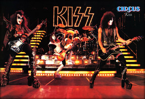  吻乐队（Kiss） ~San Diego, California...August 19, 1977 (Circus Poster)