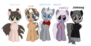  My Little poney Sing characters