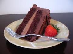  A Slice Of A Шоколад Cake