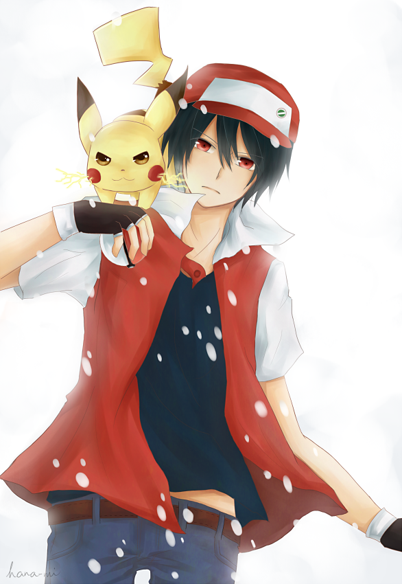Red - Red (Pokemon) fan Art (40469253) - fanpop