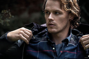  Sam Heughan at Barbour Photoshoot