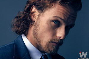  Sam Heughan at The emballage, wrap Photoshoot