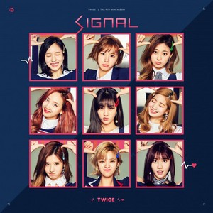  TWICE drop album cover for 'Signal'