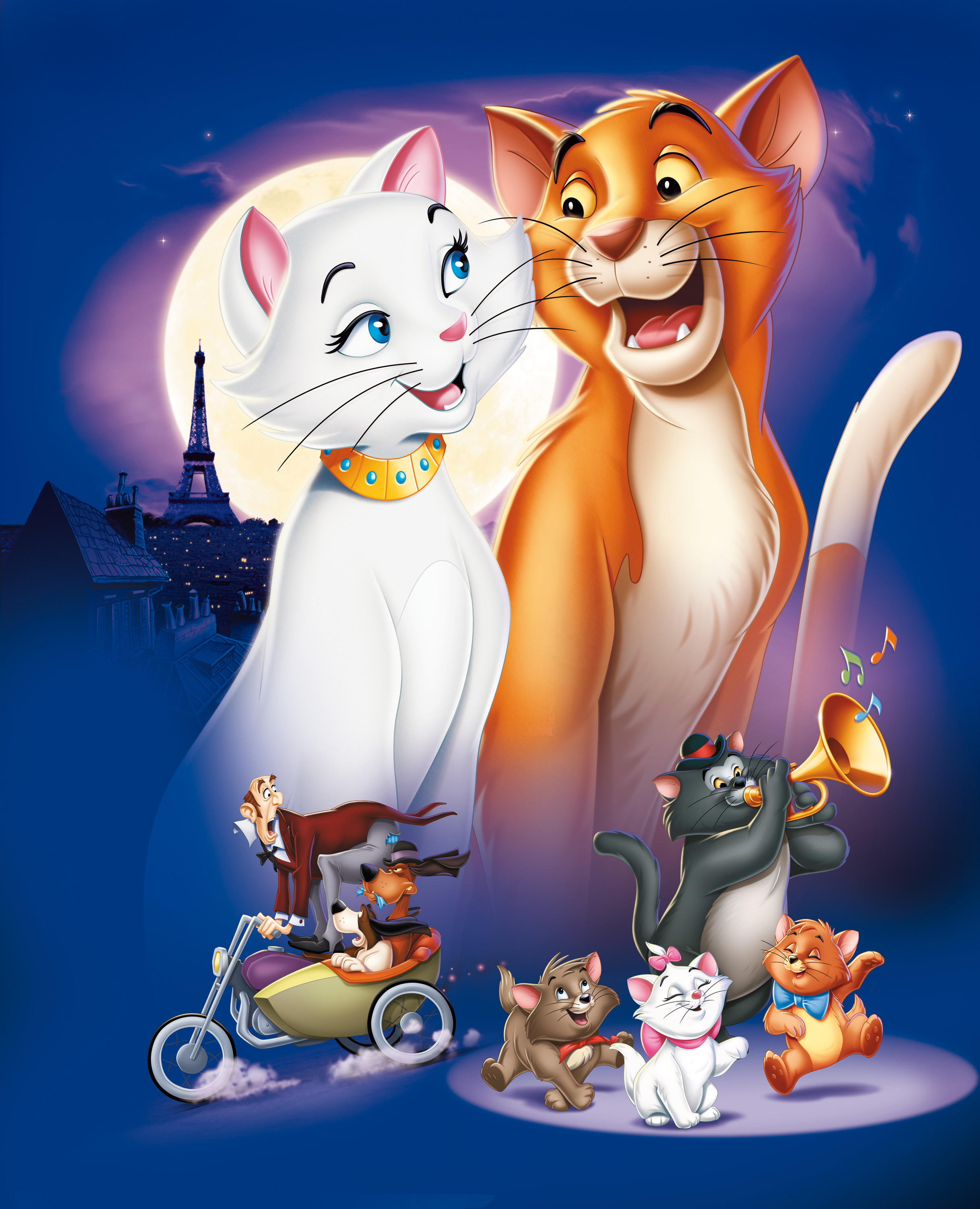 The Aristocats Textless Poster
