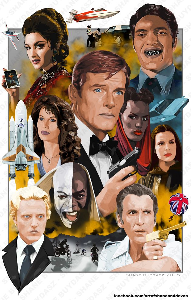 Sir Roger Moore As 007 - Sir Roger Moore Fan Art (40598991) - Fanpop ...