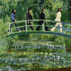  Abbey Road Crossing in the Monet Bridge Painting