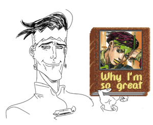  An accurate depiction of Rohan Kishibe