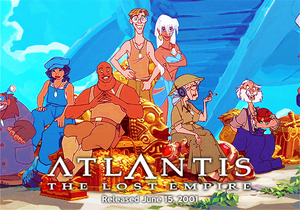  Atlantis: The 로스트 Empire was released 16 years 이전 today