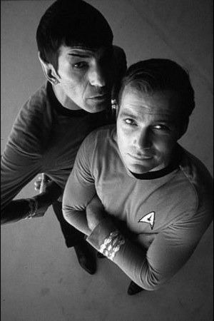  Captain Kirk and Spock