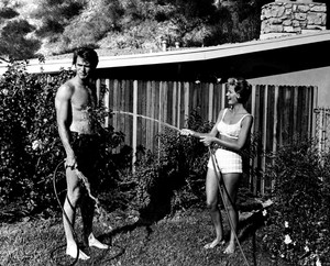  Clint and Maggie Eastwood at halaman awal 60s