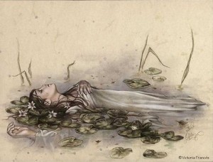 Drowned woman