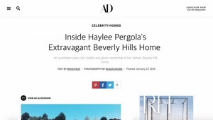 Haylee for Architectural Digest {AD} 