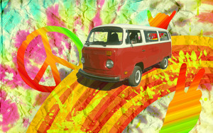  Hippie achtergrond 5