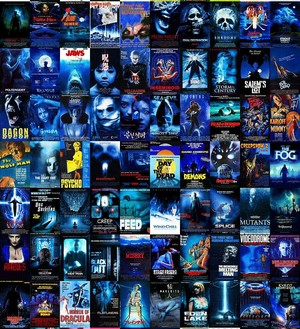 Horror Posters - Blue