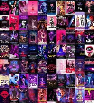 Horror Posters - Pink/Purple