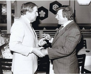  Jonathan Frid and John Karlen--late 1980s