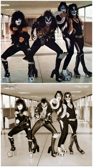  吻乐队（Kiss） ~London, England...May 10, 1976 (Heathrow Airport)