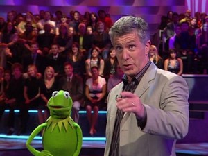 Kermit the Frog and Tom Bergeron