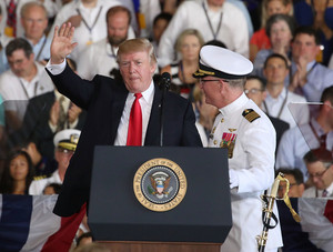  President Trump Attends Commissioning Ceremony for the USS Gerald R. Ford - July 22, 2017