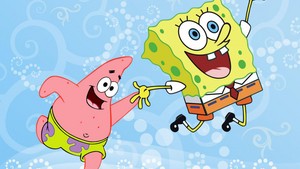  Spongebob and Patrick দেওয়ালপত্র
