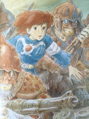  The Art Of Nausicaä Of The Valley Of The Wind - Watercolor Impressions - Hayao Miyazaki
