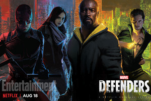  The Defenders Comic COn Poster
