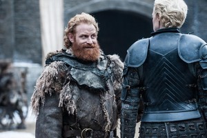 Tormund Giantsbane and Brienne of Tarth in 'Dragonstone'