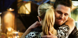  olicity hugs + oliver’s face
