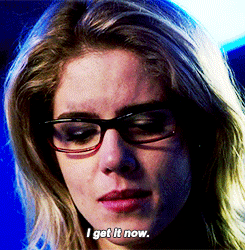  oliver and felicity finally understanding each other.