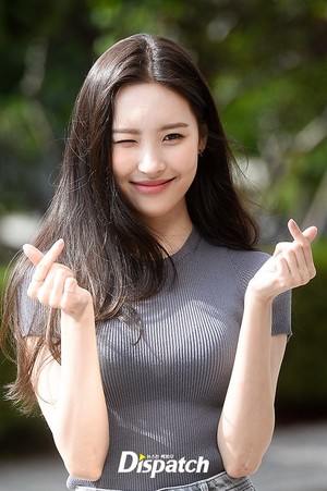  170811 Sunmi @ KBS Building for 'Happy Together 3' recording