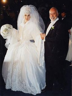  Celine On Her Wedding dia Back In 1996
