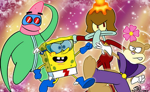  Spongebob and his Friends
