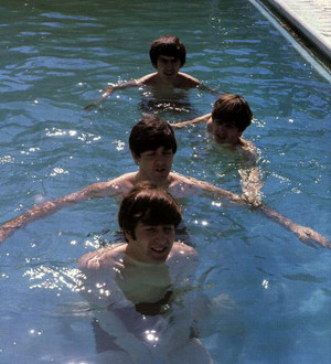 Beatles swimming